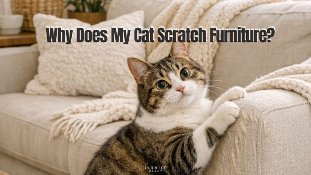 Why Does My Cat Scratch Furniture?